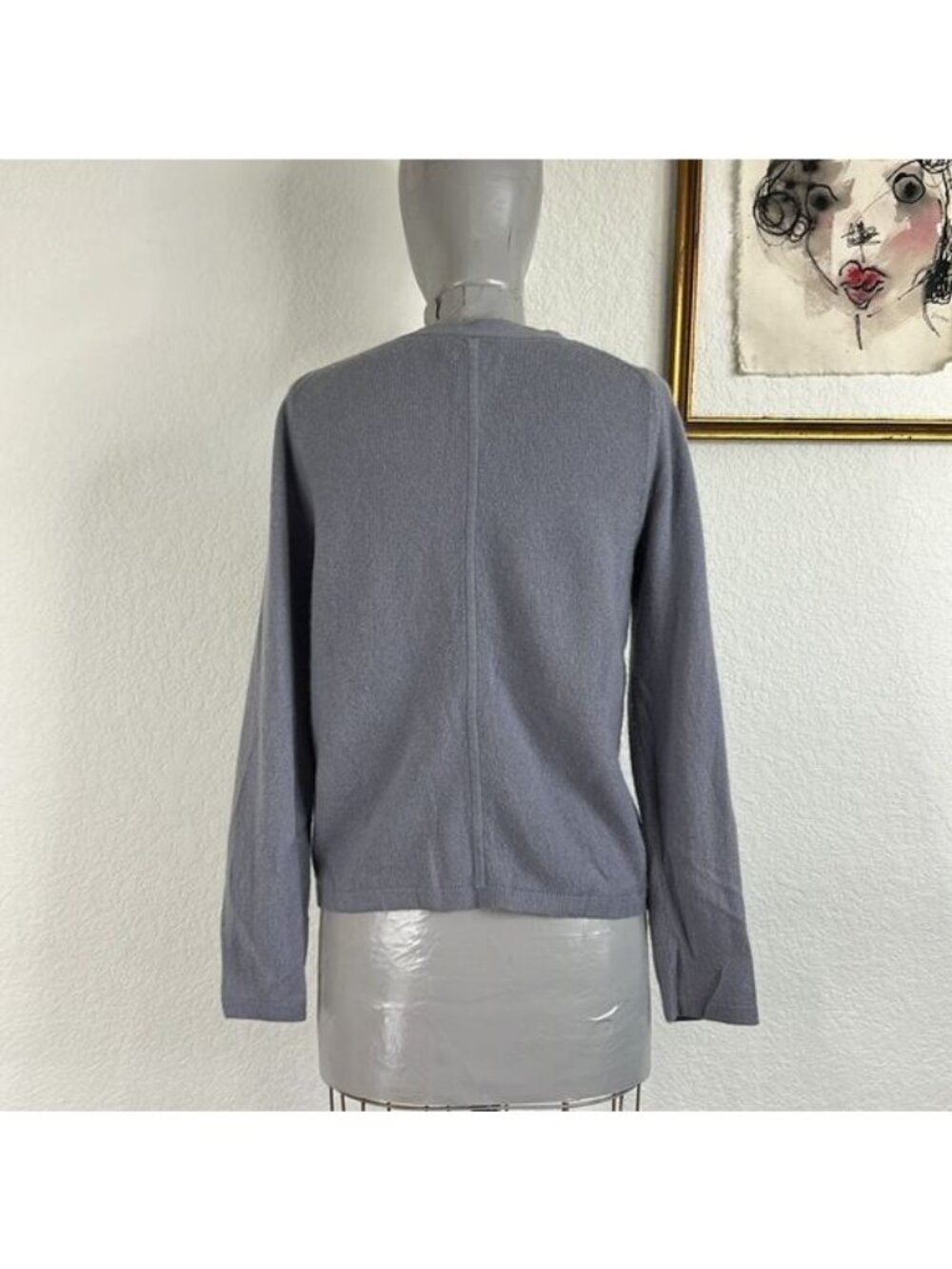 Pure Collection Cashmere Button Front Cardigan - Picture 6 of 8